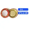Rojo, 5g (D9*H2cm), 300 unidades/caja