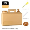 20L Orange Handbag Style