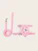 Pink harness+leash(150*1.5cm)