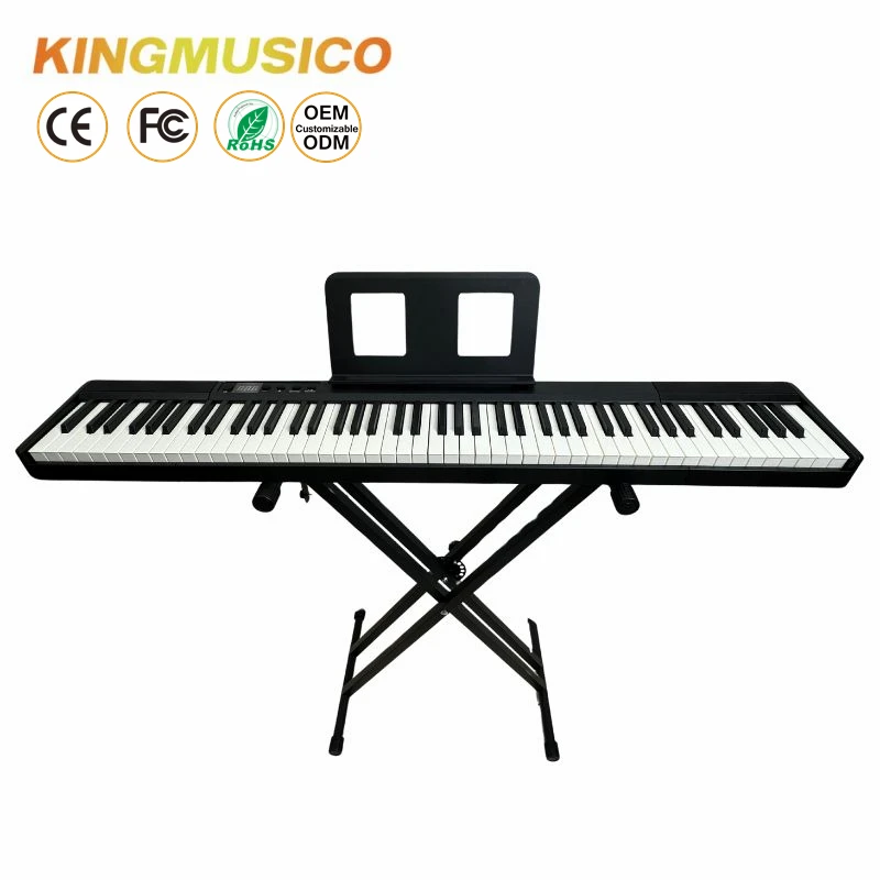 Портативный музыкальный инструмент профессиональная цифровая фортепианная клавиатура тяжелый молоток 88 клавиш