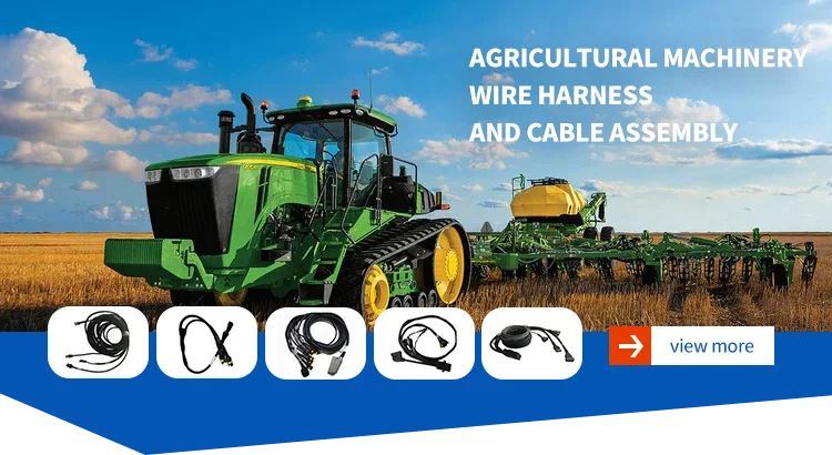 Industrial Control Cabling Loom Agricultural Machinery Control Cable ...