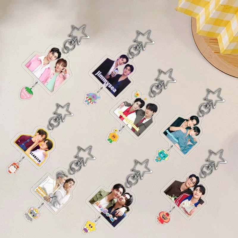 Thai Star GMMTV CP Acrylic Keychains JimmySea PerthSanta