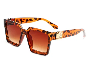 Trendy Luxury Sunglasses Millionair Gafas De Lujo Large Frame Square Pc Men and Women Sh aperçu 9