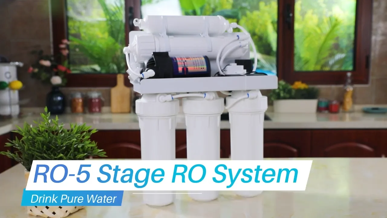 Under Sink 75 Gpd Ro Membrane Activated Carbon 5 Stage Ro System Water