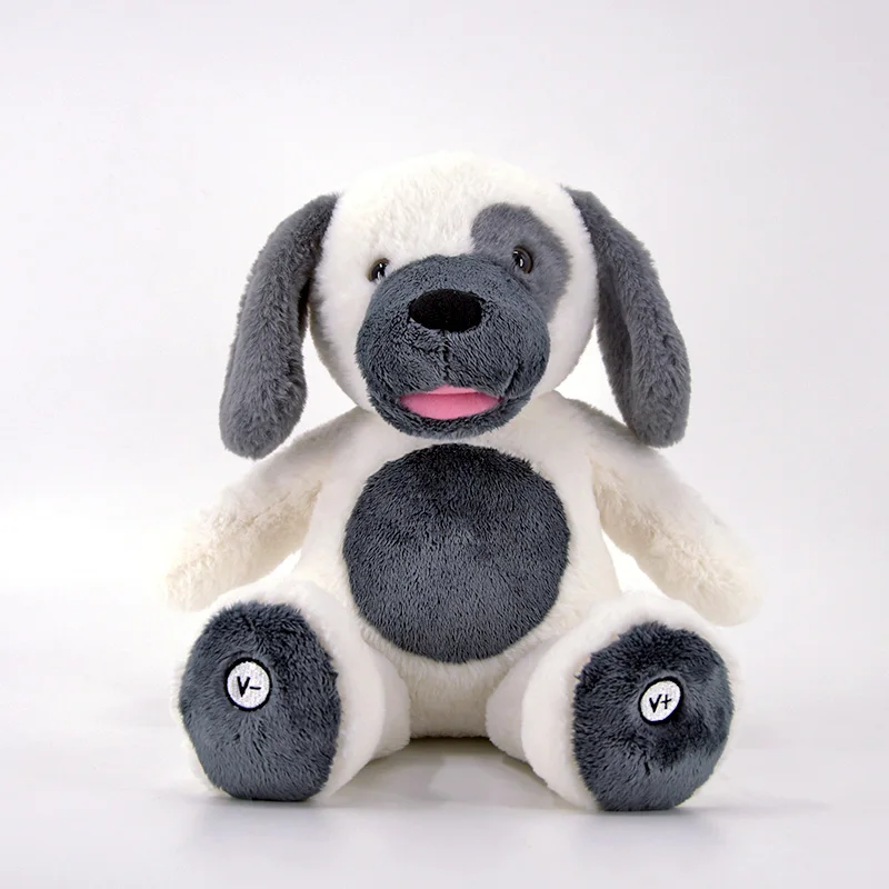 Custom Creative Plush Dog with Bluetooth Led Light up Stuffed Animals Dog Toys Electronic Toys Plush Toys with Lights