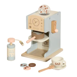 2026 Best-Selling Unisex Montessori Coffee Maker Toy Wood Material Direct Sale Manufacturer Educational Kitchen Food Toy for