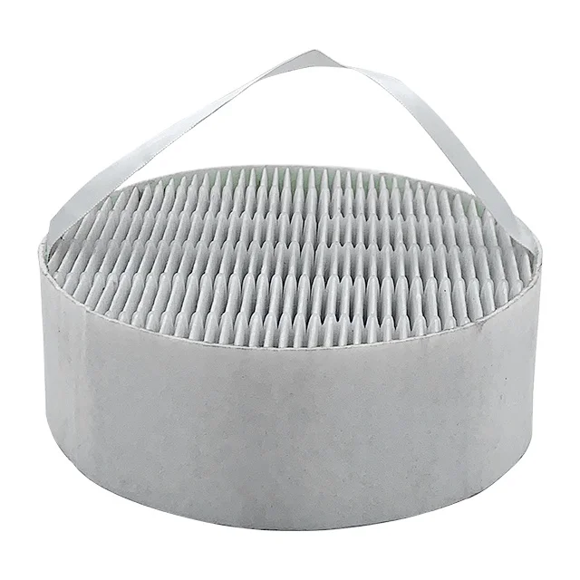 Wholesale Customized White Washable Round Air Hepa Filter For H11/H12/H13