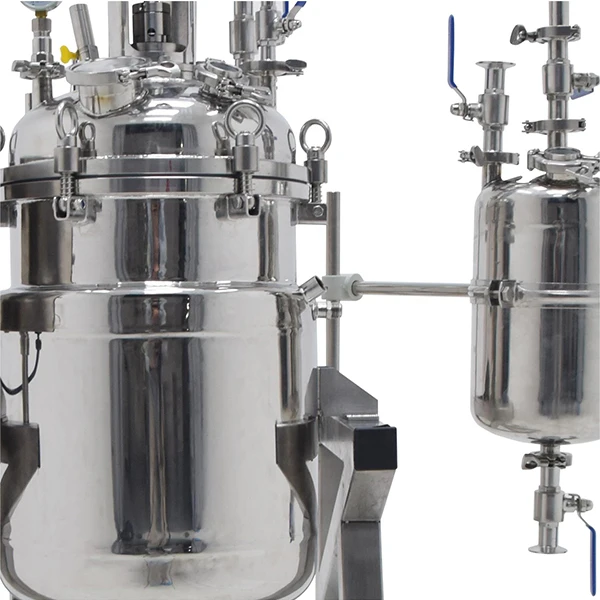 Valuen 10L Chemical Chiller Reactor 100l Electrical Reactor Stainless Steel Steam Heating Jacketed Reactor