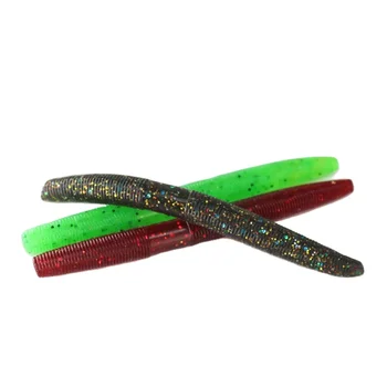 Lure PVC Bass Soft Bait Worm Lead-Free Fishing Bionic Artificial 8-Piece Pack – Soft Lure – view 2