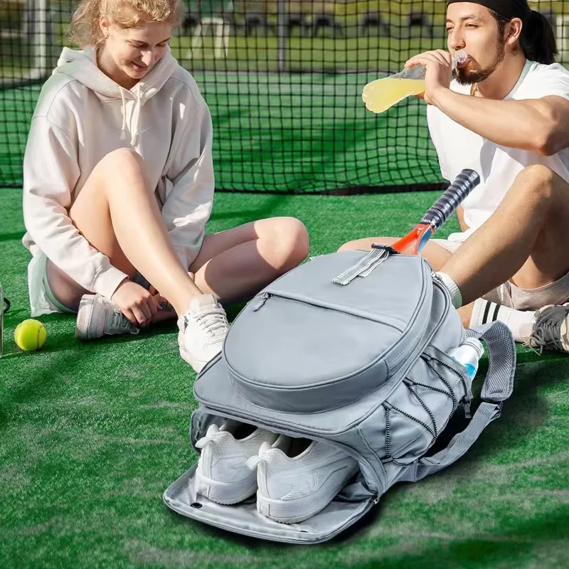 Customized Sports Backpack with 2 Rackets Waterproof Badminton Tennis and Pickle Bag, Customized logo preview 2
