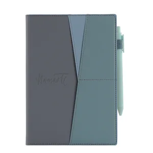 A5 Customizable Hardcover Business Notebook PU Leather Journal School Travel Diary Meeting Minutes Planner Wholesale Promotional