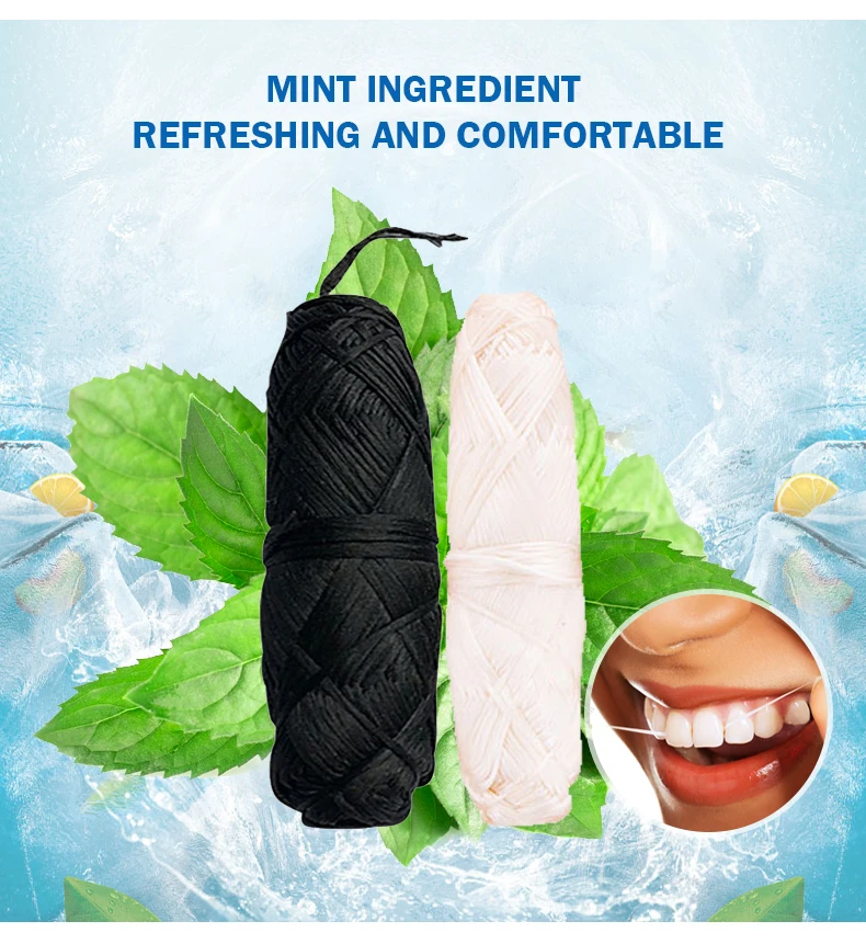 High Quality Biodegradable Eco Friendly Tooth Floss Bamboo Reusable