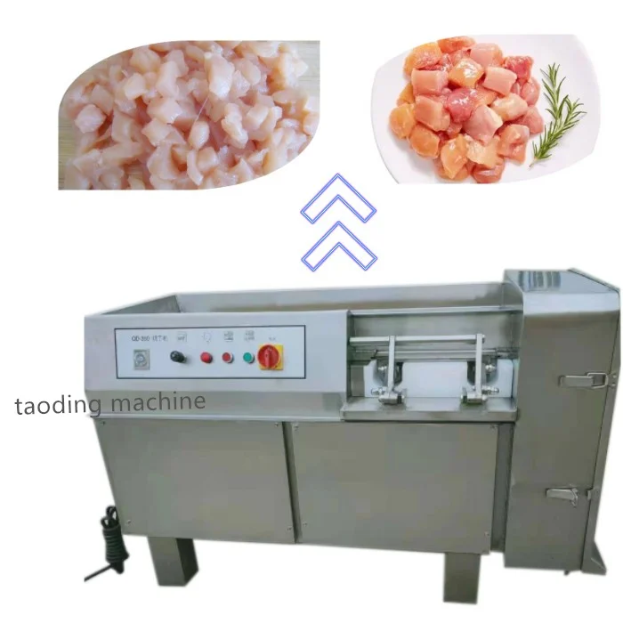 Hot sale meat cube cutting machine for home meat dicer chicken cutting  machine automatic Good after-sales service