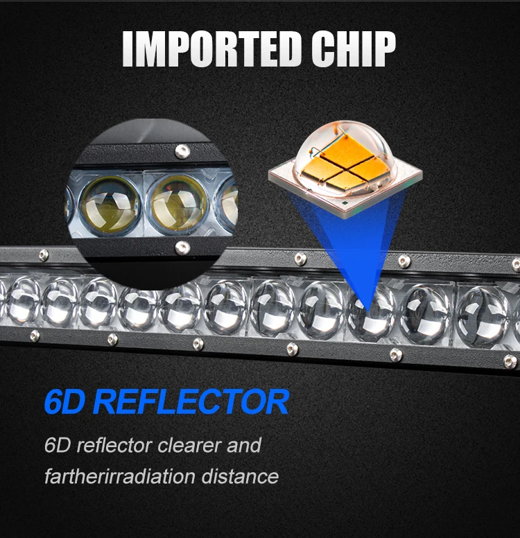 Rcj Wholesale Car Led Light Bars Off Road Led Light Bar 50 Inch Curved