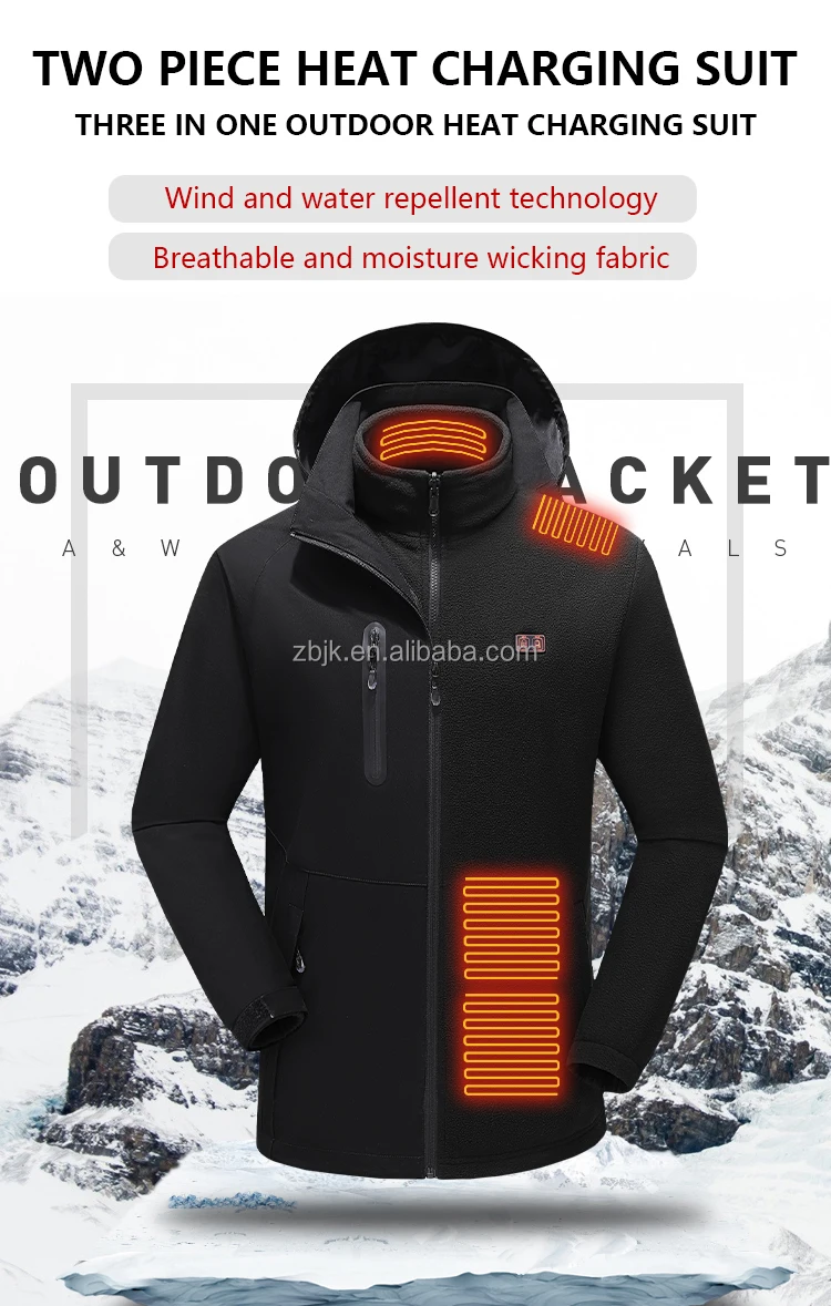 Heating Clothing Winter Waterproof Electric Usb Thermal Puffer Heated