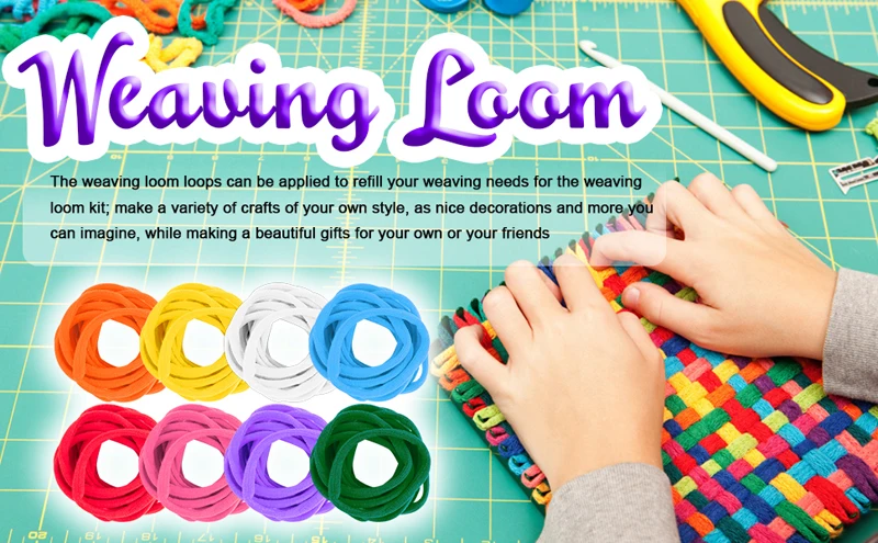 weaving loom kit toys, potholder loops