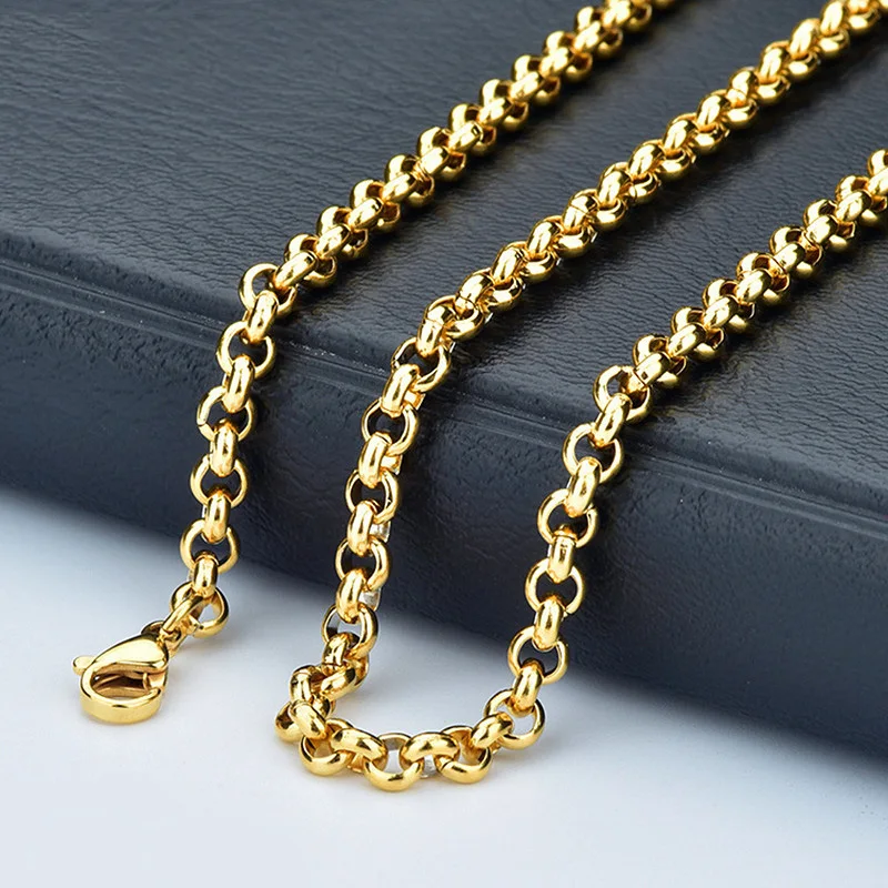 Wholesale 304 316l Stainless Steel Rolo Belcher Chains For Jewelry Making Buy Chains For