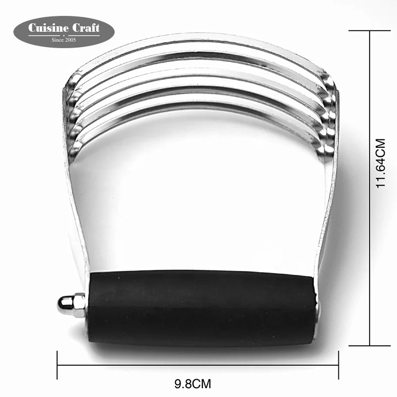 
Лидер продаж на Amazon, кухонный гаджет из нержавеющей стали с мягкой ручкой, тесто-кондитерский блендер 