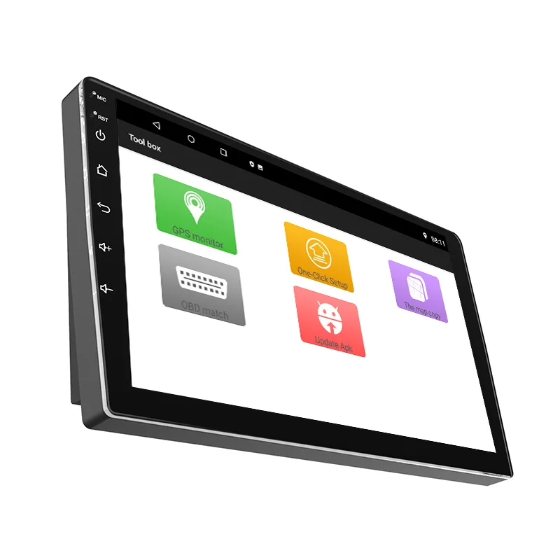 Universal Android 10 Ips Gps Navigation Car Radio Android With Full