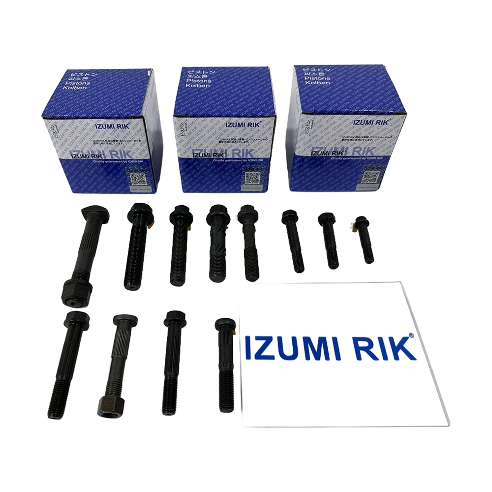 IZUMI RIK Connecting Rod Bolt for Yanmar 2T.3T Heavy Equipment Engine Parts