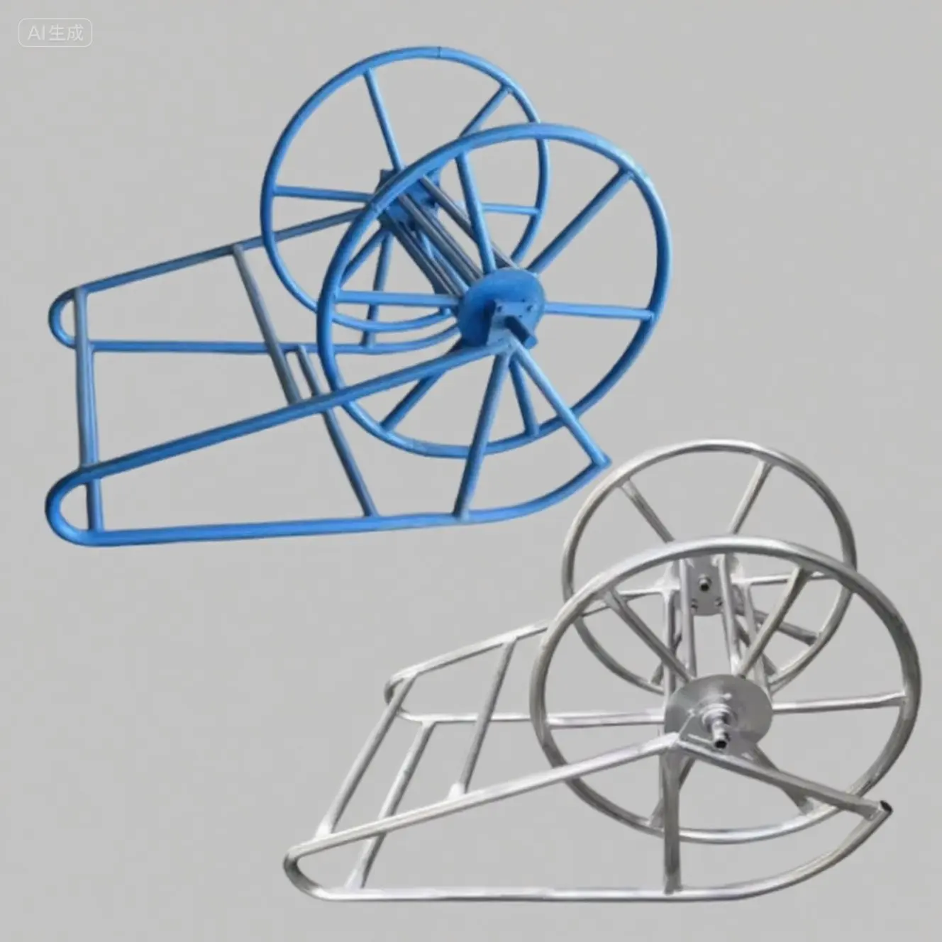Durable Mechanical Wire Rope Reel Stand for Efficient Storage and ...