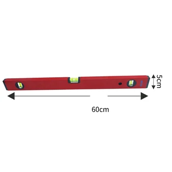 Box Beam Spirit Level with 3 Vials/Water Weight Spirit Level