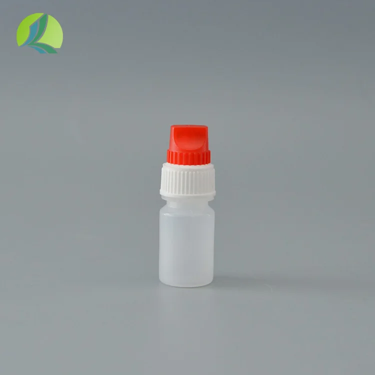 Pharmaceutical 5ml 10ml LDPE Liquid Eye Drops Container Screw Cap Squeeze Empty Sterilized Dropper Bottle with Customized Color