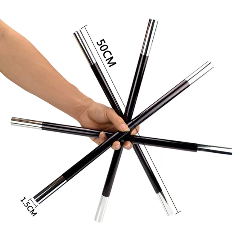 Multiplying Wands Multi-Color(50cm) Magic Tricks Magician Stage Gimmick Appearing Vanish Cane Magia Accessories Props Comedy