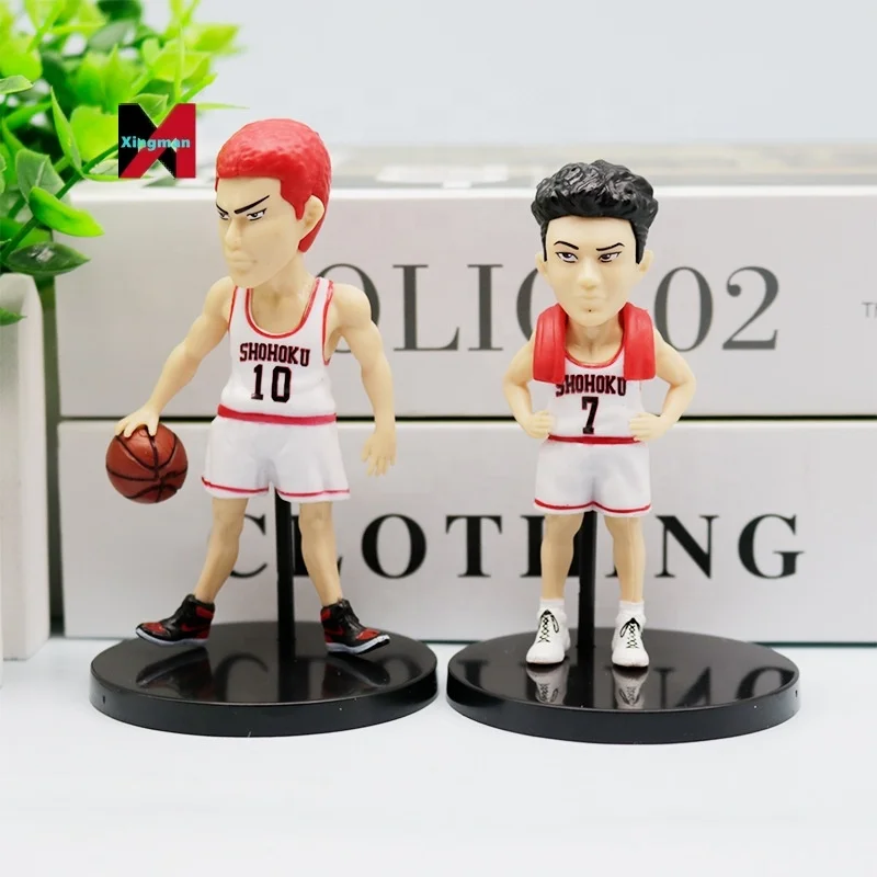10 Pieced Slam Dunk GK Shohoku Team Standing Pose Sakuragi Rukawa