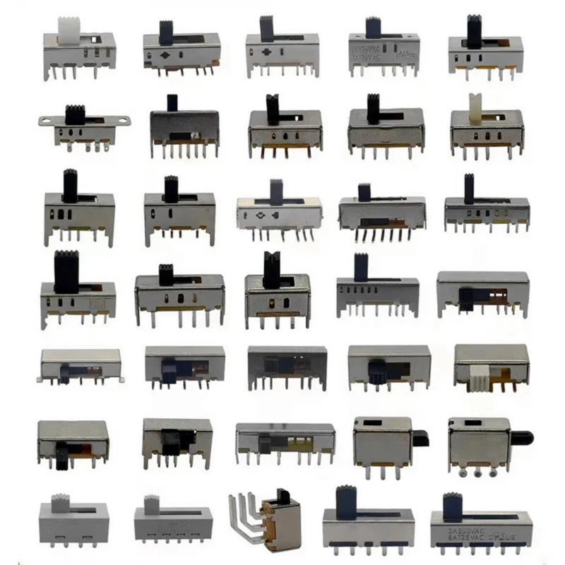 Mini Slide Switches SMT Dip 2P 3P 4P 6P 8P Way PCB Push Switch 2P4T 2P3T 2P2T 3Pin 4Pin 6Pin 8Pin Spdt Smd 2P 3P 4P 6P 8P