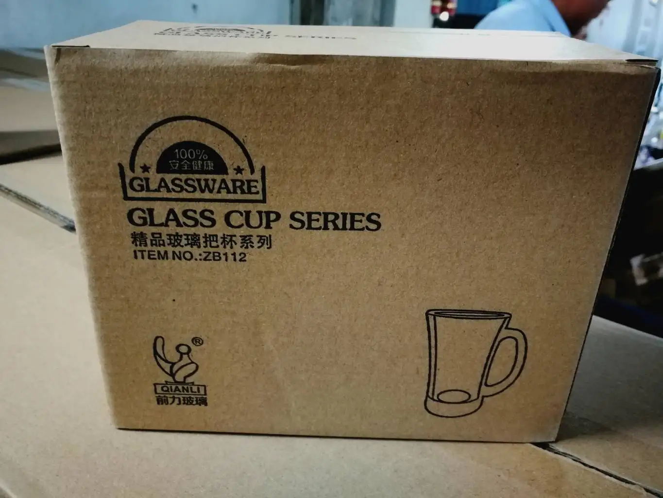 Factory Cheap Drinking Glass Cup Glassware Home Bar Glass Mug With