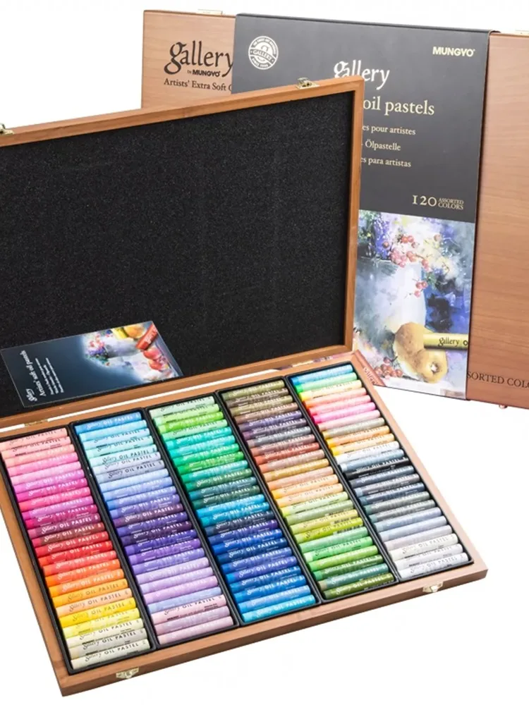 Mungyo Gallery ムンギョ ソフト オイルパステル 120色 木箱 Amazon.co.jp: Mungyo Gallery Soft Oil Pastels Wood Box Set