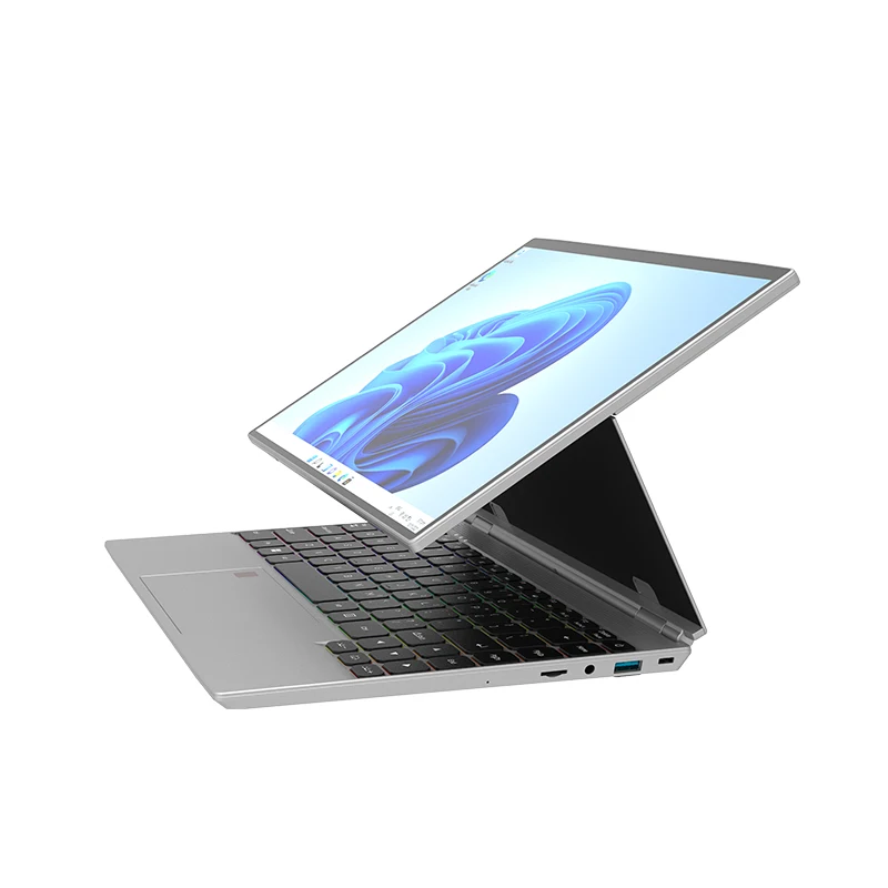 Narrow Edge NOTEBOOK 14.1 Inch Plastic PC Transparent Shell 1920*1200 IPS Screen N95 N5105 DDR4 2.0MP Camera Laptop