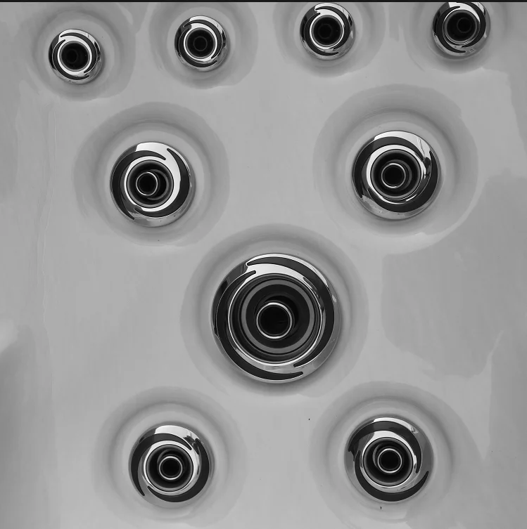 5-Person Acrylic Hot Tub with 77 Total Jets and 3KW Heater for Ultimate Relaxation