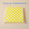 Yellow 8.6x8.6 inch