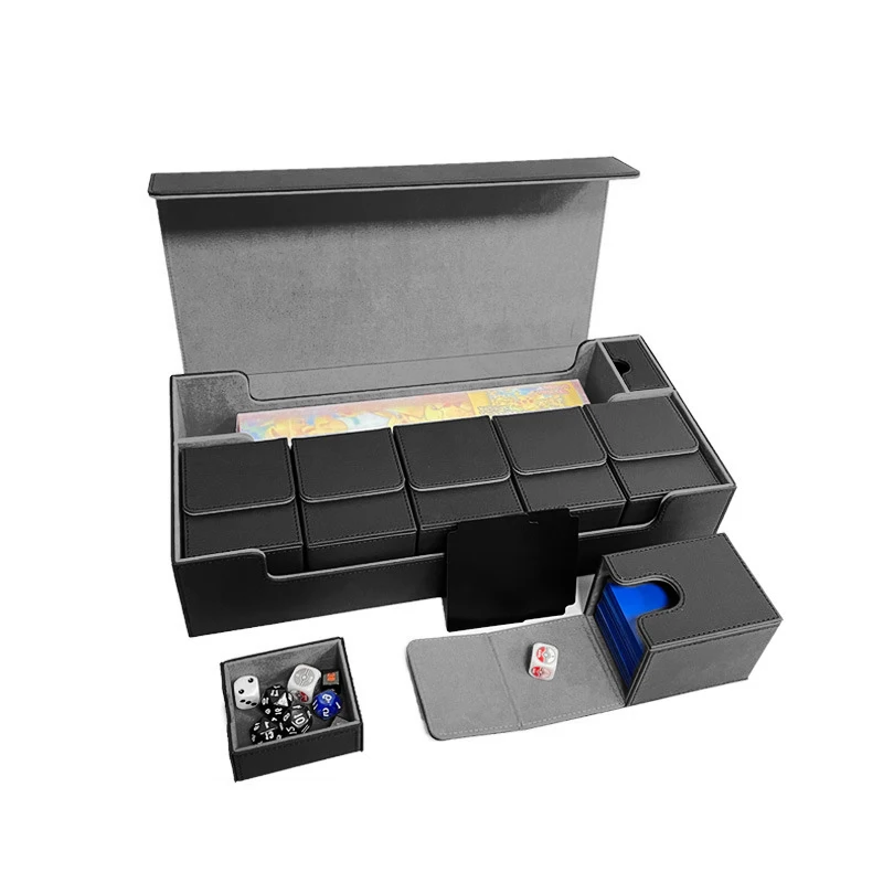 Torson T171 600+PU Leather Flannel Sports Card Box Square Corners