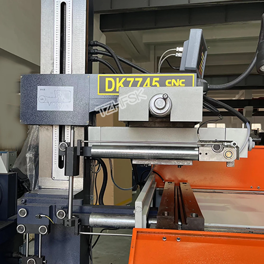 CNC Wire Cut EDM Machine  High Speed  Big Taper 30 45 Degree Multifunctional  DK7745