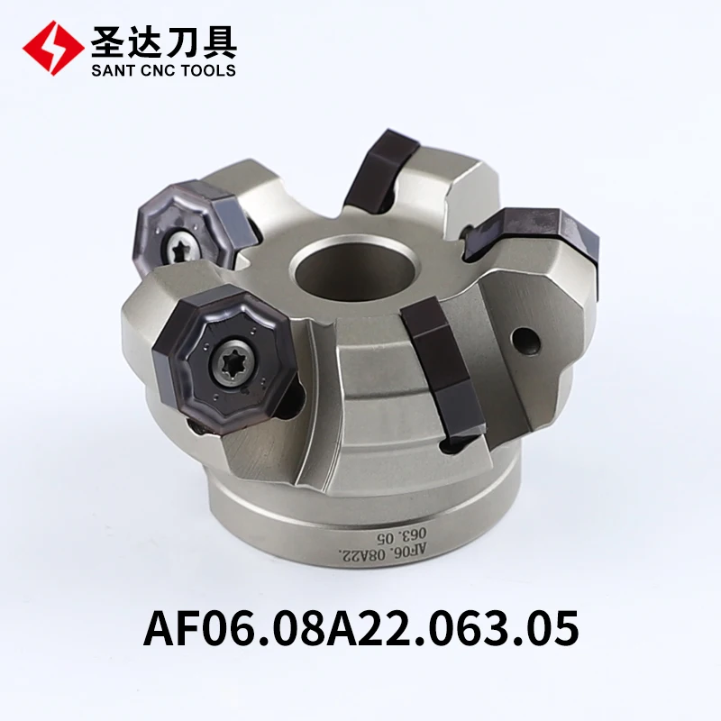Metal Cutting Tools Indexable Face Milling Cutter Used in CNC Machining Center