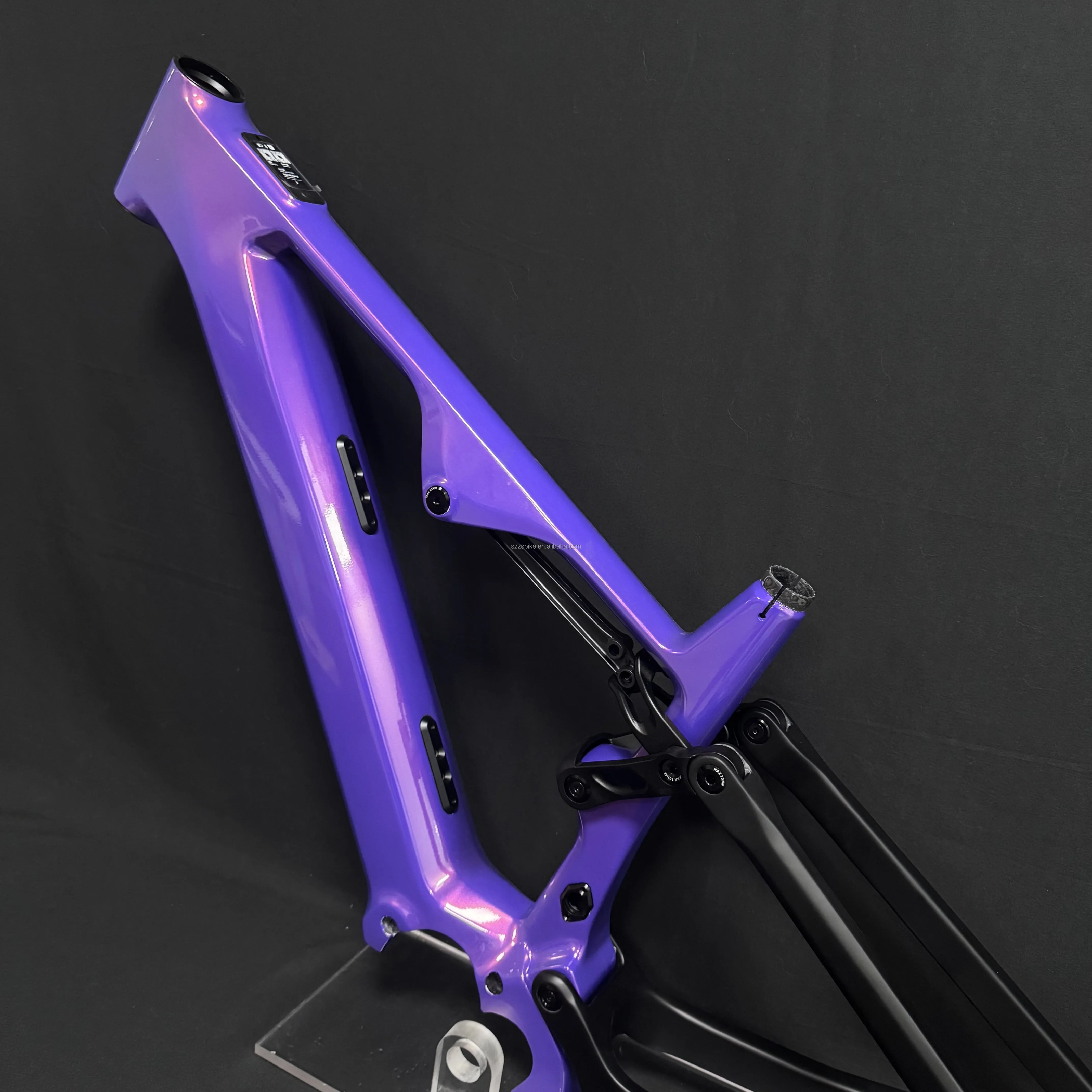 Customizable MTB Full Suspension Frame 29er Carbon Fiber