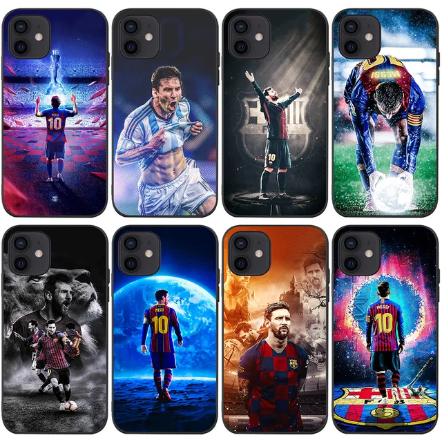 Mobile phone case for iPhone 16 pro max explosion football star Barcelona team emblem Messi for iPhone 15 14 13 12 pro max