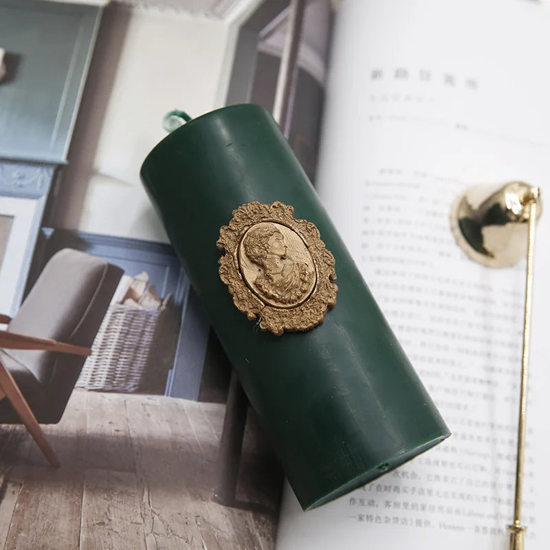 Morandi Красочные цилиндрической формы Творческий ароматерапевтическая Свеча из соевого воска для подарка