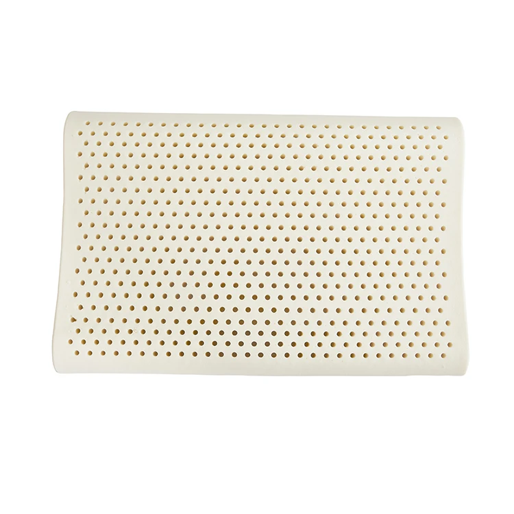 Traditional Local Wave Shape Latex Foam  Pillow for Sleeping