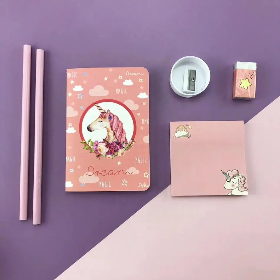 Kids Pen Notebooks Stationary Sets School Supplies in a Box Office Paper Stationery School Supplies Stationery Gift Set for Kids
