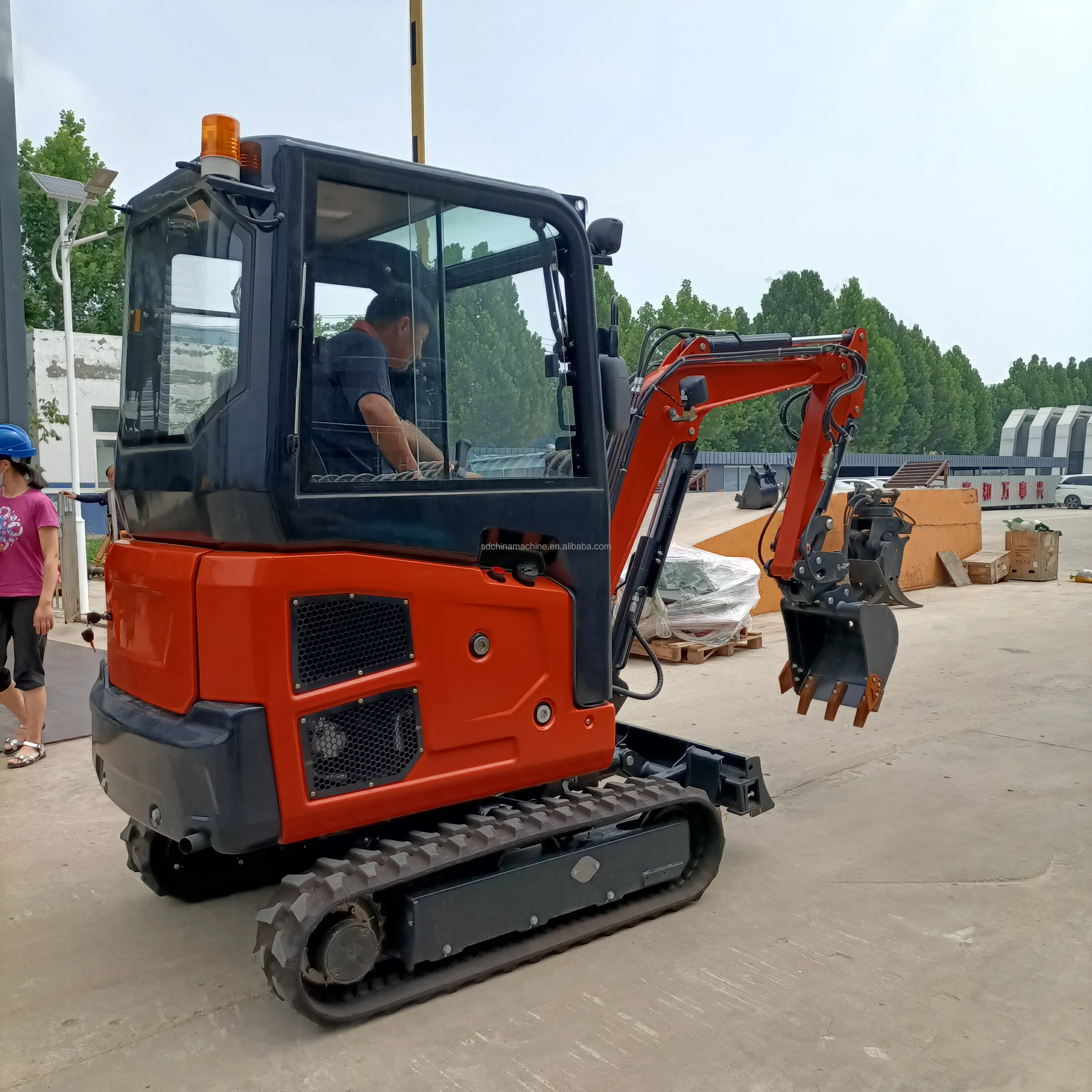Small Digger Wholesale Micro Compact Mini Excavator 1.8ton Prices For
