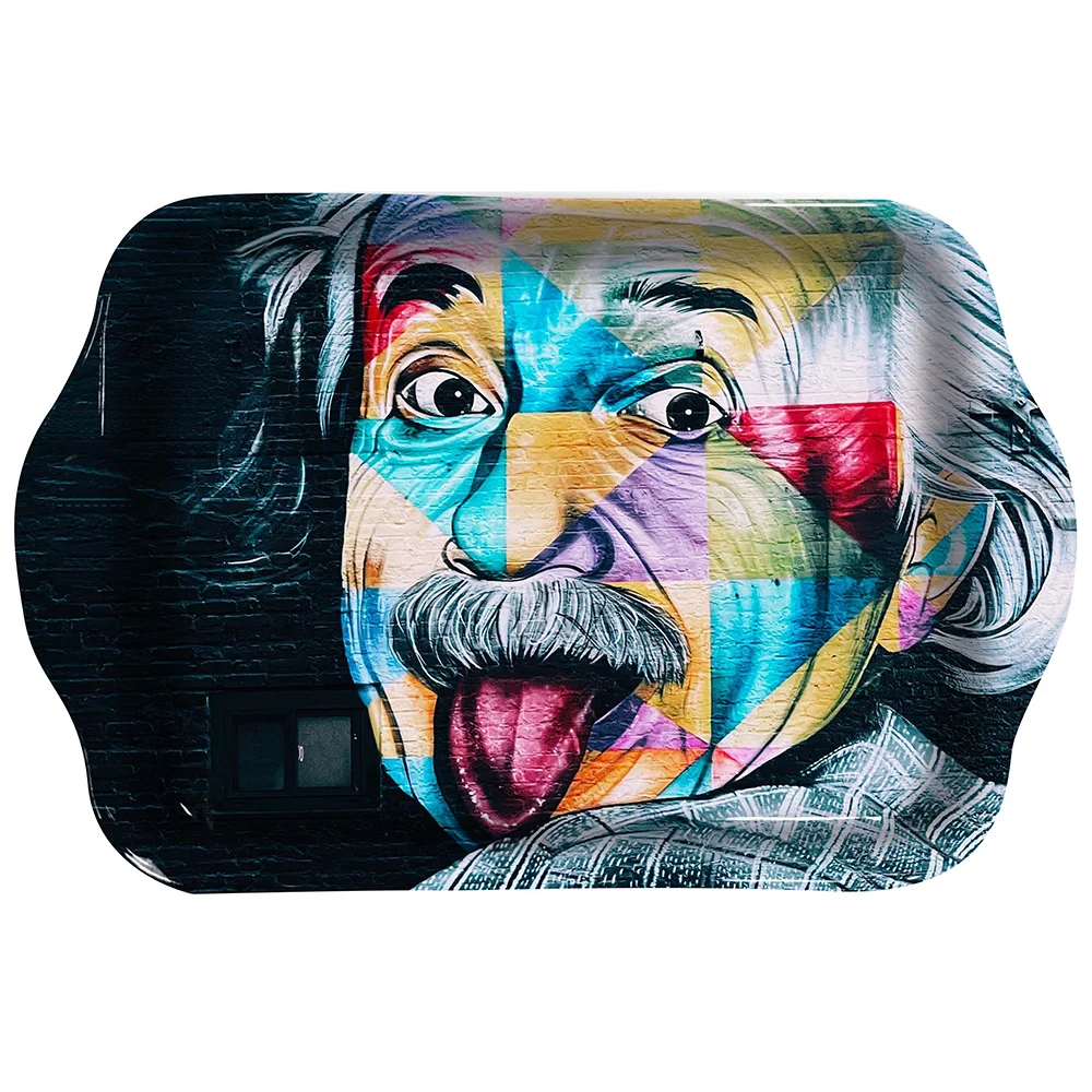 Арчибальд изготовленные на заказ магнитные травы прокатки лоток аниме дорожная Blanks футболки для девочек табак курительного металлического олова поднос стенд с магнитной