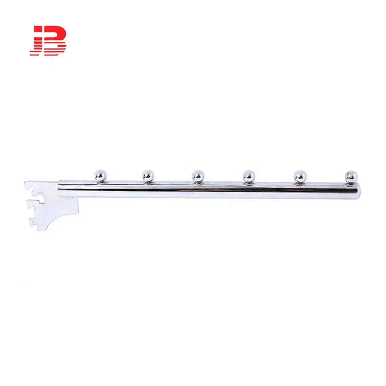 ODM manufacturers metal 19mm tube waterfall display hook for A column