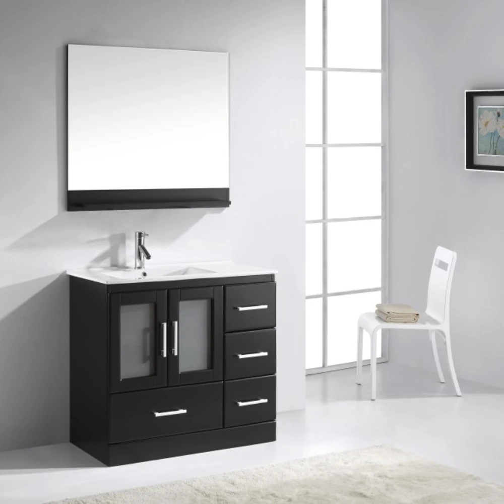 Luxury Cabinets Wall Cabinet Waterproof Basin In Deep Sinks Bathroom Vanity   Cabinet With Ceramic Sink Supplier