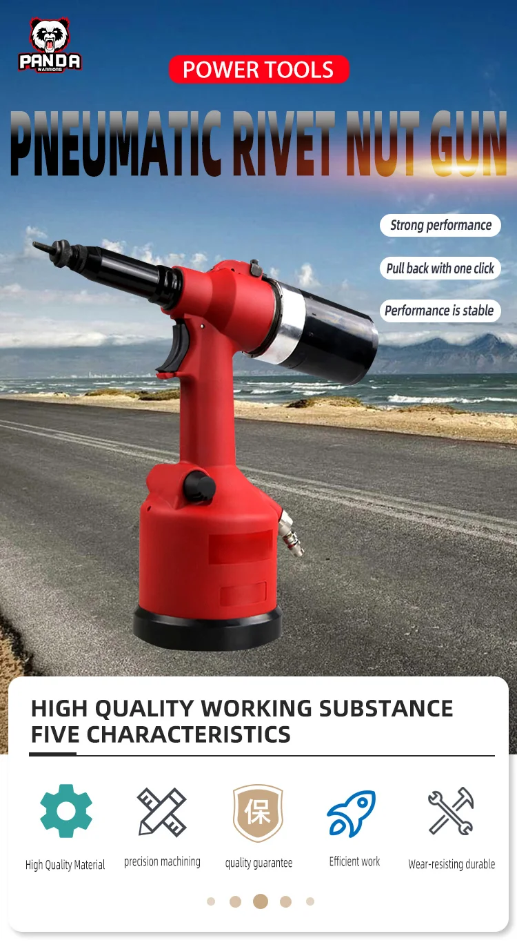 Air Pneumatic Rivet Gun Has A Fully Adjustable Stroke For Accurate Insert Placements Buy Air