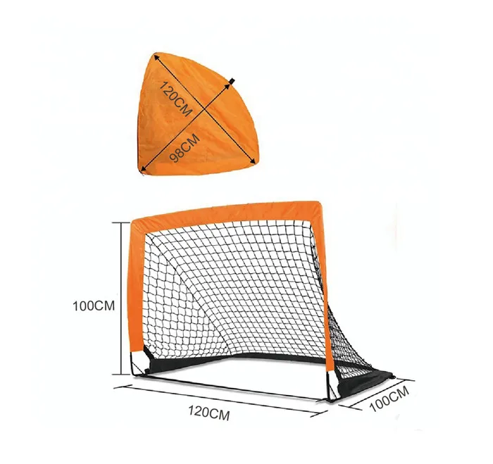 Portable Foldable Pop Up Soccer Net For Backyard Outdoor Practice And