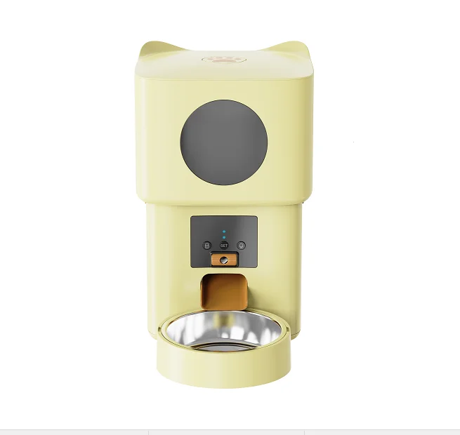 View of Custom Cat Feeder Automatic Pet Feeder With Hd Camera Smart Pet Food ...
